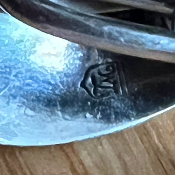 Walter Lampl Vintage Stamped Sterling Silver Moonstone Clip Earrings Excel Cond - Picture 10 of 16